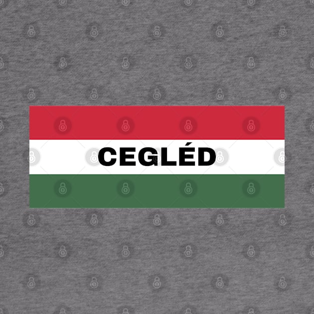 Cegléd City in Hungarian Flag by aybe7elf